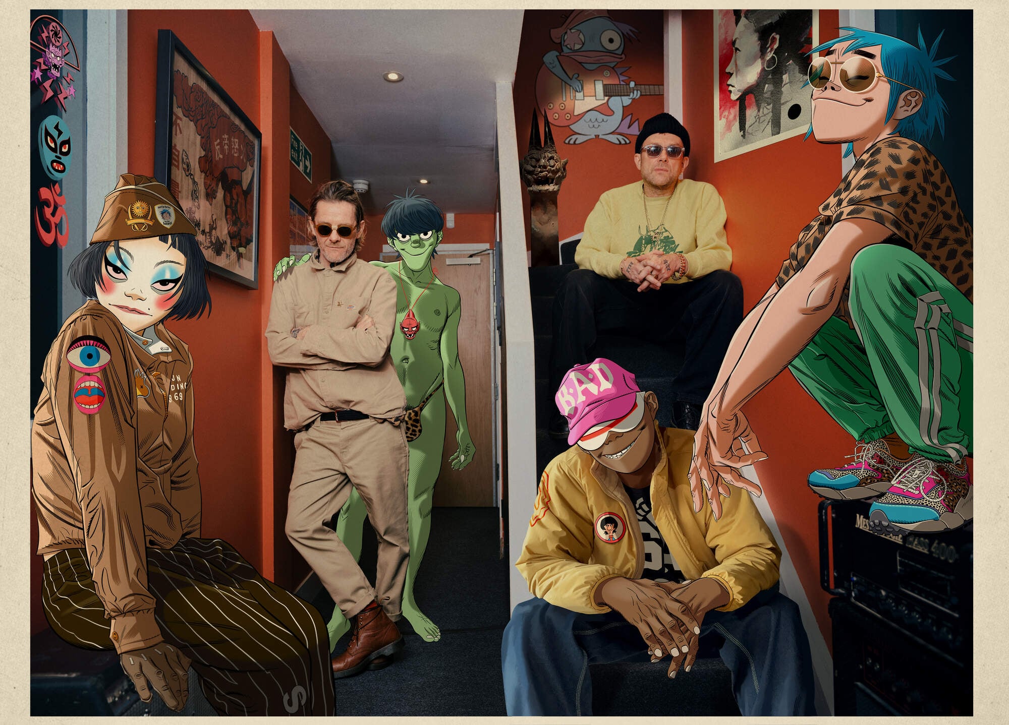 GORILLAZ.DJ.with.Characters.